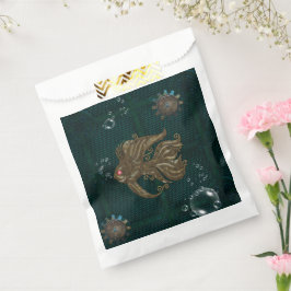 Wunderbarer Steampunkfisch. Geschenktütchen