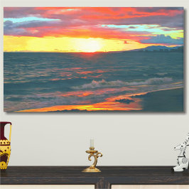 Wunderbarer Tag 1490 Art Leinwanddruck