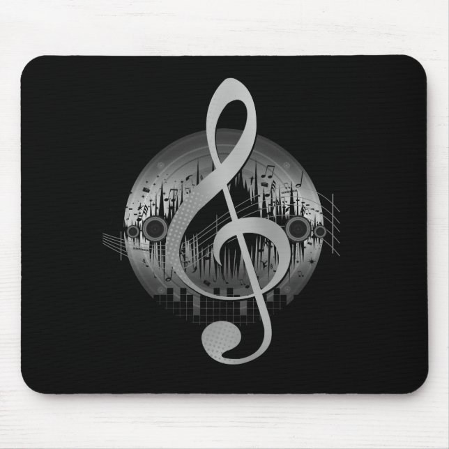 Wunderbarer Ton - Silber Mousepad (Vorne)