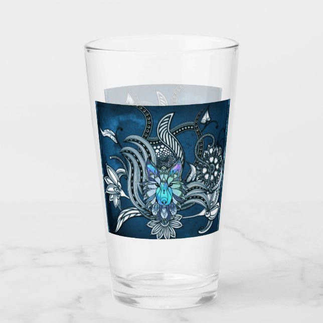 Wunderbarer Wolf. Glas (Vorderseite)