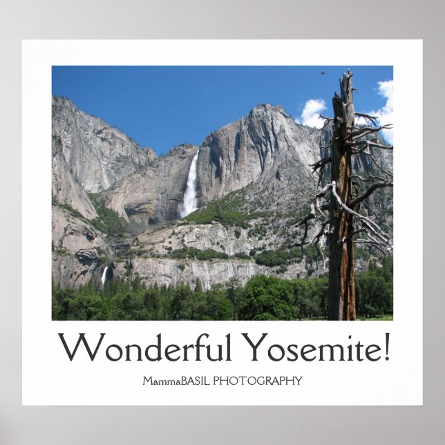 Wunderbarer Yosemite! Poster. Poster (Vorne)