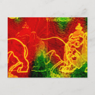 Wunderbarer Zauberer von Oz Cofeis Lion Postcard Postkarte