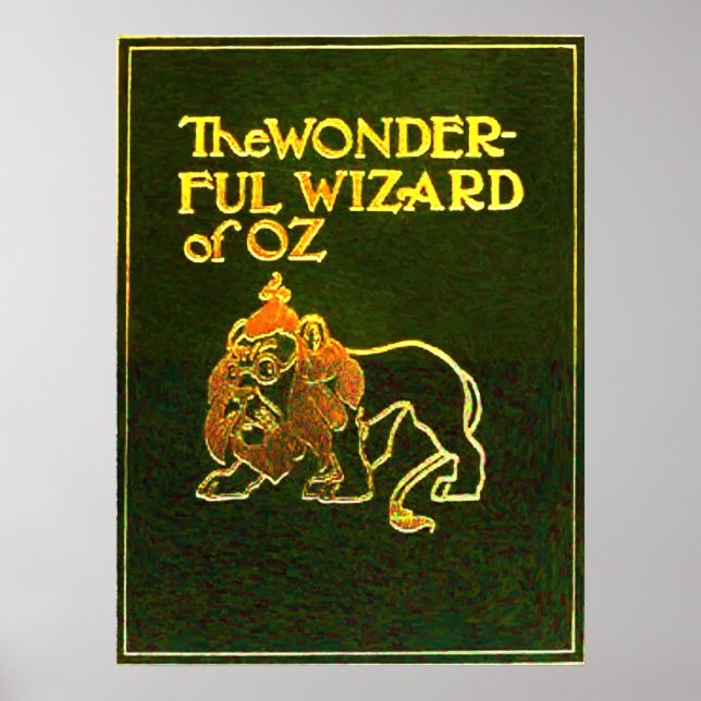 Wunderbarer Zauberer von Oz Cofeis Lion Poster (Vorne)
