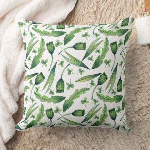 Wunderbares botanisches Blumendesign Kissen