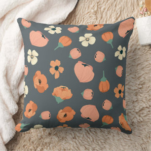 Wunderbares botanisches Blumendesign Kissen