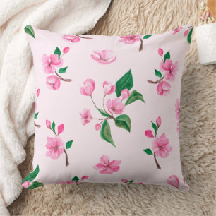 Wunderbares botanisches Blumendesign Kissen
