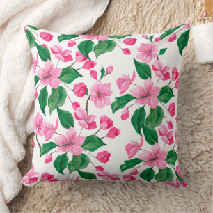 Wunderbares botanisches Blumendesign Kissen