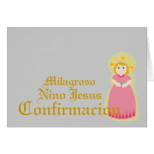 Wunderbares " Confirmacion" - Spanisch-Fertigen