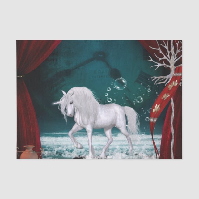 Wunderbares Einhorn Seidenpapier (Vorderseite)