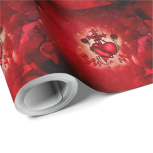 Wunderbares Herz Geschenkpapier