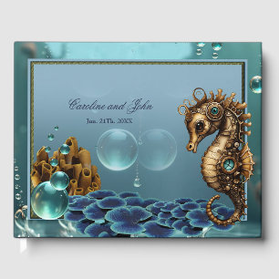 Wunderbares kleines Steampunk-Seepferdchen. Gästebuch