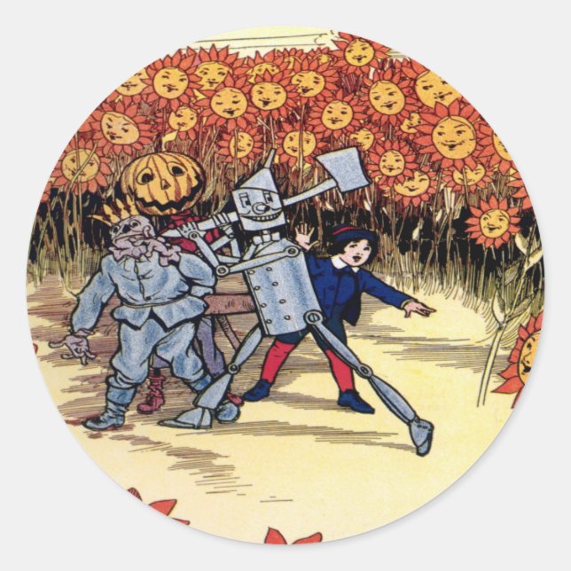 Wunderbares Land der Oz Sticker (Vorderseite)