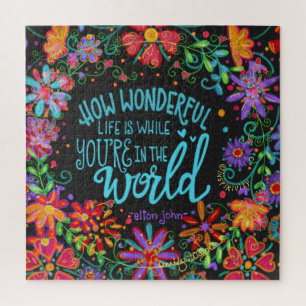 Wunderbares Leben "Inspirivity" Jigsaw Puzzle