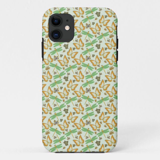 Wunderbares Schmetterlingsmuster Case-Mate iPhone Hülle (Rückseite)
