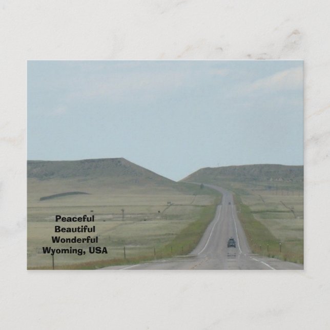 Wunderbares Wyoming Postkarte (Vorderseite)