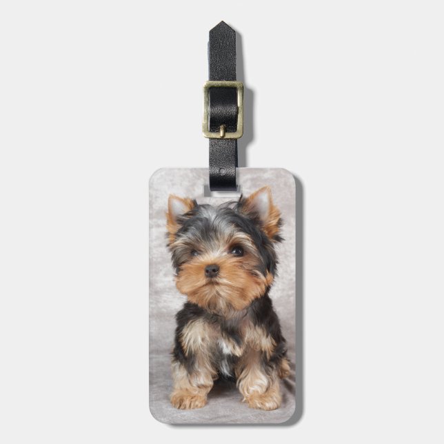 Wunderbares yorkie gepäckanhänger (Vorderseite vertikal)