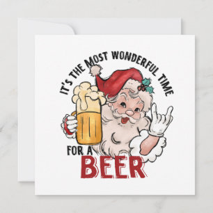 Wunderbarste Zeit für ein Bier Einladung