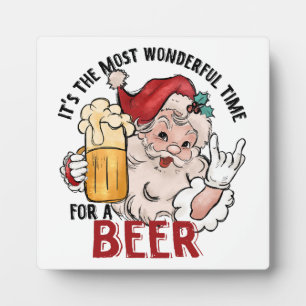 Wunderbarste Zeit für ein Bier Fotoplatte