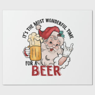 Wunderbarste Zeit für ein Bier Geschenkpapier