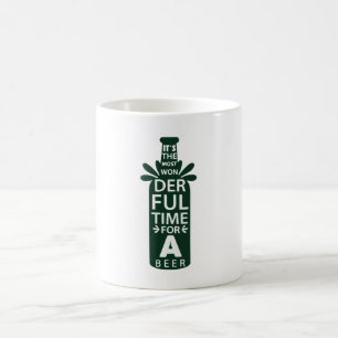 Wunderbarste Zeit für ein Bier Kaffeetasse