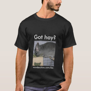 Wunderchins got der dunklen Heu-Männer T-Shirt