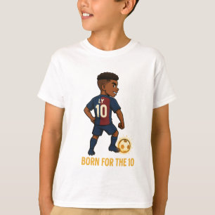 Wunderkid 10 Cartoon Soccer Hero Artwork T-Shirt