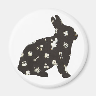 Wunderland 1 Kaninchen Magnet