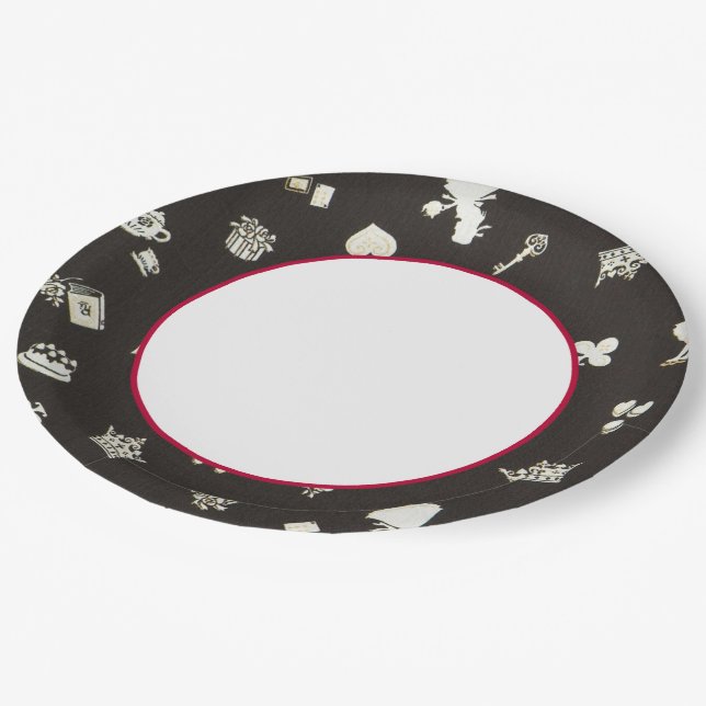 Wunderland 1 pappteller (Schrägansicht)