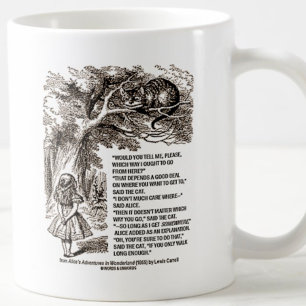 Wunderland, auf welche Weise ich mein Angebot mach Kaffeetasse