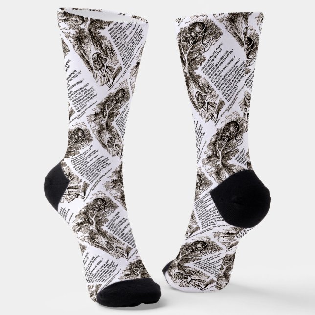 Wunderland, auf welche Weise ich mein Angebot mach Socken (Gewinkelt)
