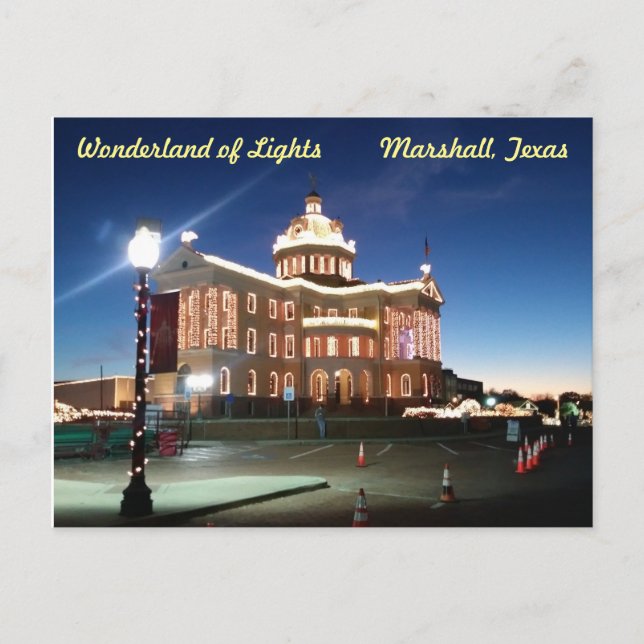 Wunderland der Lichter Postkarte (Vorderseite)