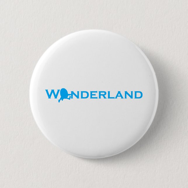 Wunderland Humpty Dumpty Button (Vorderseite)