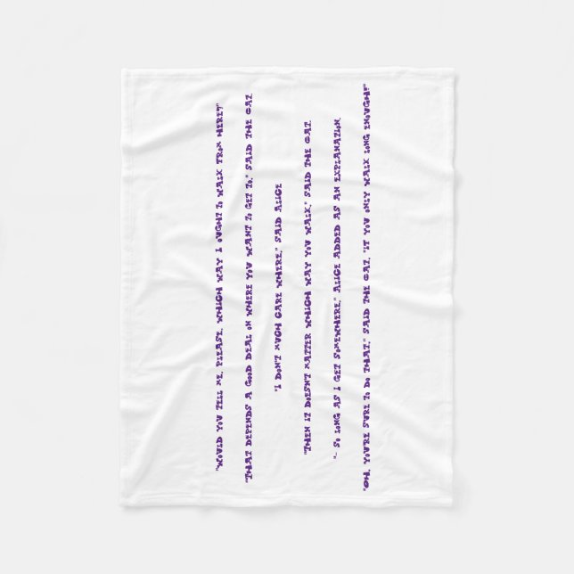 Wunderland Inspirationsblanket Fleecedecke (Vorderseite)