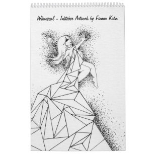 Wunderlich - Inktober Grafik durch Fionna Kuhn Kalender