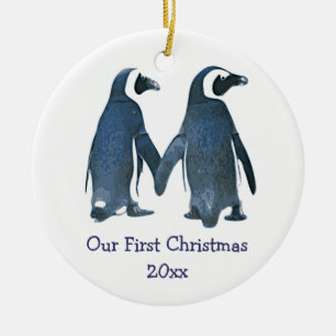 Wunderlich unsere erste Weihnachtsverzierung Keramik Ornament