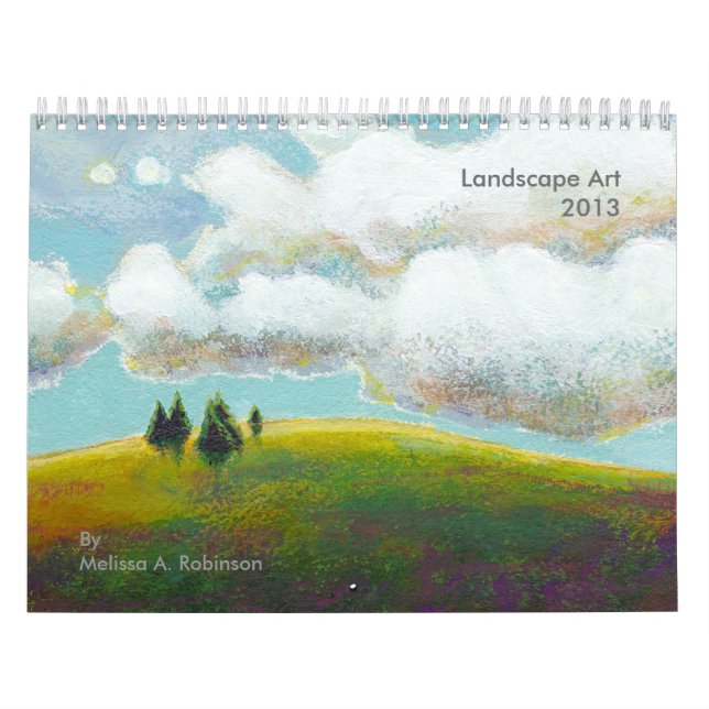 Wunderliche bunte Malerei 2013 des Kalender (Titelbild)