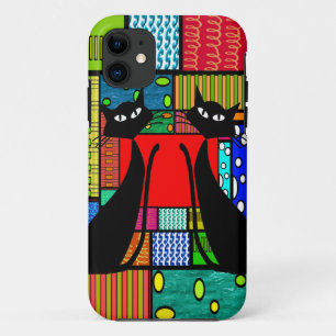 Wunderliche Katzen-Kunst-Geschenke Case-Mate iPhone Hülle
