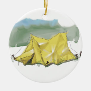 Wunderliche Keramik Ornament