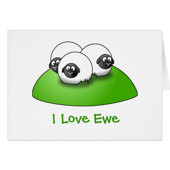 Wunderliche Liebe-Karte (Vorderseite (Horizontal))