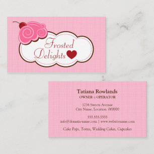 Wunderliche mattierte Bäckerei Visitenkarte