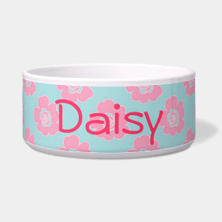 Wunderliche rosa Blumen Napf