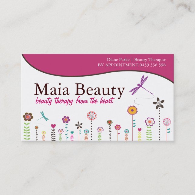 Wunderliche Visitenkarten Visitenkarte (Vorderseite)