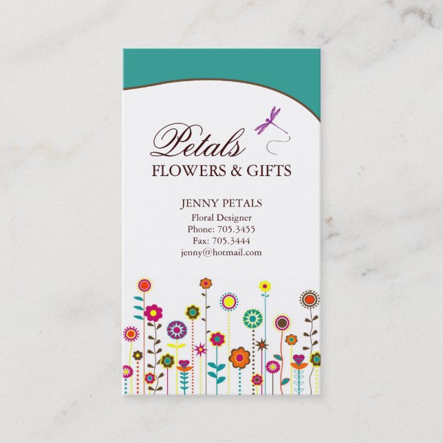 Wunderliche Visitenkarten Visitenkarte (Vorderseite)