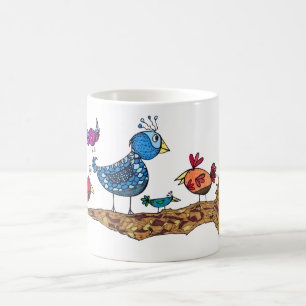 Wunderliche Vogel-Tasse Kaffeetasse