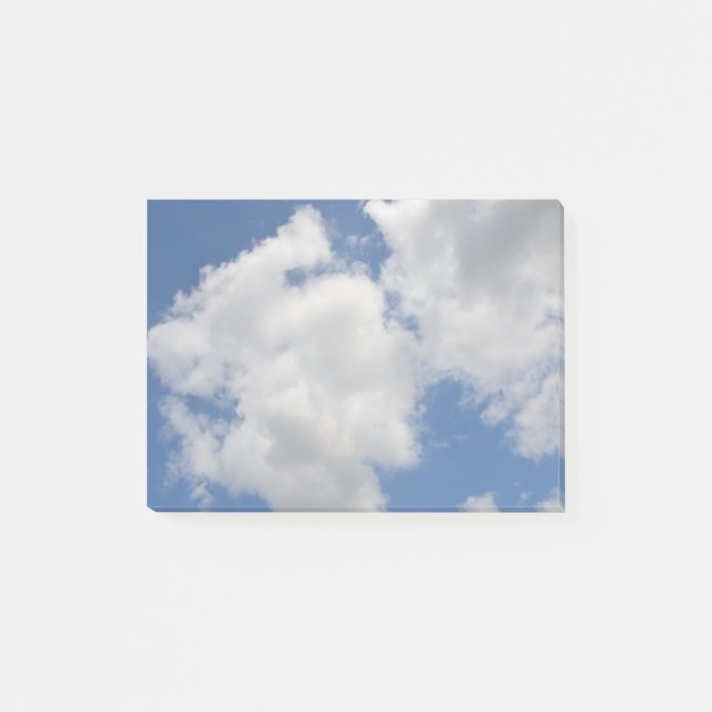 Wunderliche Wolken-Anmerkungen Post-it Klebezettel (Vorderseite)