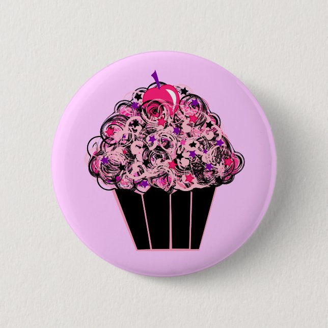 Wunderlicher kleiner Kuchen Button (Vorderseite)