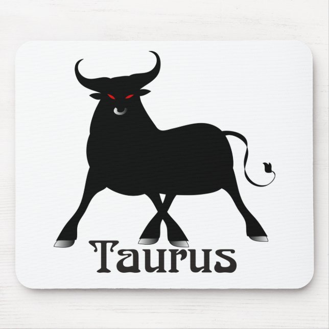Wunderlicher Stier Mousepad (Vorne)