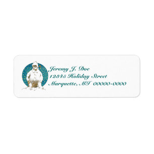 Wunderlicher Vintager Snowman mit