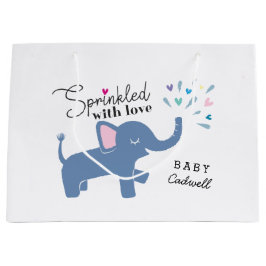 Wunderliches Elefant-Baby besprühen Große Geschenktüte