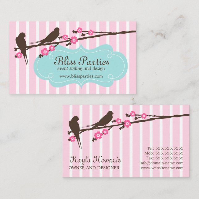 Wunderliches Ereignis-Anreden und Entwurf Visitenkarte (Vorne/Hinten)